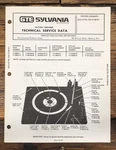 Sylvania Bsr R/c Model C129 R1 Record Changer Service Manual *original*. Fixed Price $24.97.