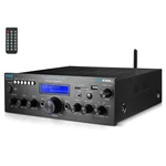 Pyle Compact Bluetooth Stereo Amplifier W/ Fm Radio, Digital Lcd Display, 200. Fixed Price $58.99.