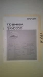Toshiba SR-D350 Service Manual Original Repair Book Stereo Turntable. Fixed Price $19.98.