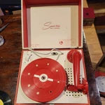 Vintage Spear-tone By Lionel Phonograph. Fixed Price $50.00.