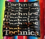 Technics 1200 Turntable Sticker Bumper Promo Record Player Lot Of 10. Fixed Price $18.99.