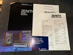 Zenith Instruction Manual Operating Stereo Receiver MC7050 & Turntable MC9030. Fixed Price $21.00.