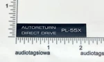 Pioneer Autoreturn Direct Drive PL-55X Turntable Face Plate Badge. Fixed Price $8.95.