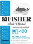 Fisher MT-100 Record Player / Turntable Operating Instructions 1982 *original*. Fixed Price $19.95.