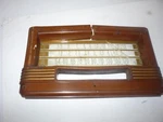 Vintage Silvertone 7033 Tube Radio Sears - Bezel And Broken Glass. Fixed Price $22.50.