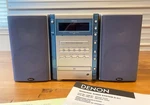 Denon D-G1 Mini Audio System Cd Am/fm Stereo W/speakers Remote Manual. Fixed Price $350.00.