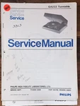 Philips GA-222 GA222 Record Player / Turntable Service Manual *original* #1. Fixed Price $24.97.