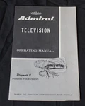 Vintage Admiral Television Operating Manual Portable Playmate 9 Schematic Book. Fixed Price $16.99.