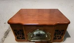 Electrohome Wellington Music System Record Player Made China 2015 # EANOS502. Fixed Price $135.00.