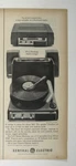General Electric Stereo Mustang Rp 2320 Record Player Retro Audio Ad 1960S. Fixed Price $9.00.