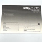 Original Oem User Manual Instructions For Yamaha P-30 Belt-drive Turntable. Fixed Price $14.99.