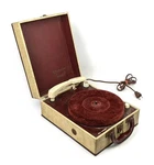 Vintage Portable Webcor Phonograph Record Player The Midge. Fixed Price $40.00.