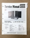 Panasonic RE-7740H Radio / Stereo Service Manual *original*. Fixed Price $19.97.