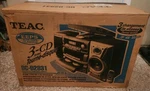 Vintage Teac DC-D2831 Hi-fi Stereo System New Old Stock Turntable/cd. Fixed Price $362.50.