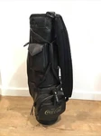 Coca-cola Golf Bag By Belding Sports Black Soft Faux Leather 8". Fixed Price $99.95.