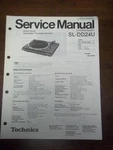 Technics Service Manual For The SL-DD24U Turntable Repair Original. Fixed Price $8.98.
