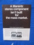 Marantz 10B Tuner SLT-12U Turntable 7T Pre 15 Magazine Ad Audio June 1968. Fixed Price $9.91.