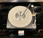 Vintage Zenith Stereophonic Console Record Player Turntable. Fixed Price $50.00.