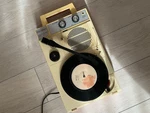 Columbia GP-3 Portable Record Player Red Vintage Turntable Retro Used Tested. Fixed Price $128.00.
