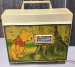 Vintage Sears Winnie The Pooh Vinyl Record Player 1970S Disney. Fixed Price $30.00.