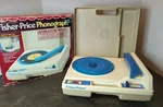 Fisher Price 49B8 Plastic Phonograph Record Player Toy 1978 Plays 33/45 - Read. Fixed Price $19.95.