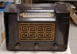 Vintage 1948 Westinghouse H204A Tube Am/fm Radio Mid-century Bakelite Works. Fixed Price $115.00.