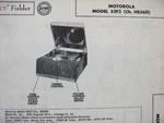 Motorola 53F2 Phonograph Photofact. Fixed Price $6.50.