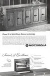1966 Motorola Solid-state Stereo Vintage Print Ad Drexel Cabinet, X-300 Series. Fixed Price $8.90.