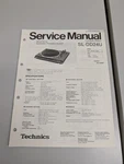 Technics SL-DD24U Direct Drive Auto Turntable System Service Manual D-5587. Fixed Price $54.95.