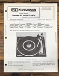 Sylvania Bsr R/c Model C131R Record Changer Service Manual *original*. Fixed Price $24.97.