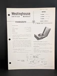 Westinghouse Phonograph Service Manual Model H-85MP1 Chassis V-2508-13 4 Pg. Fixed Price $9.99.