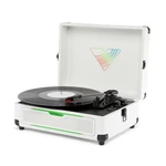 Record Player Suitcase Portable Bluetooth 18 Rgb Light Victrola Journey Glow. Fixed Price $154.99.