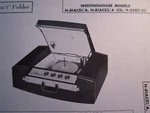 Westinghouse H-81ACS1, H-81ACS1A, H-81ACS2, & H-81ACS2A Phonograph Photofact. Fixed Price $6.50.