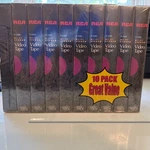 Rca Video Tape T-120 6 Hour Premium Hi-fi Stereo Sealed 10 Pack Blank Record Vhs. Fixed Price $30.00.
