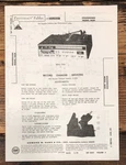 Soundesign Model 5839 Receiver Service Manual *original*. Fixed Price $14.97.