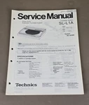 Technics SL-L1A Turntable Service Manual D-4359. Fixed Price $74.95.