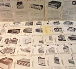 Ultratone Am-fm Radio / Record Player Models 1210, 1211 Sams Photofact. Fixed Price $15.95.
