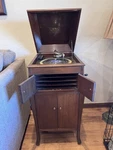 Vintage Victrola 6035.17 W/vinyl Record Player. Fixed Price $1900.00.