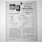 Rca Model 3-HS-61 Floor Console Record Player Service Manual 1954. Fixed Price $9.45.