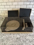 Teletone Vintage Record Lp Player With Speakers Cover Speeds 33 45 78 154B House. Fixed Price $56.47.