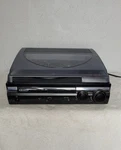 Jensen JTA-230 Turntable With Built-in Speaker Black Record Player Works. Fixed Price $25.00.