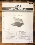 Jvc L-L10B Record Player / Turntable Service Manual *original*. Fixed Price $19.97.