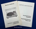 Original Lenco Turntable Service Manual & Exploded Drawing - L833DD L830DD. Fixed Price $24.95.