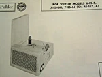 Rca 6-ES-5, 7-ES-6H, & 7-ES-6J Phonograph Photofact. Fixed Price $6.50.