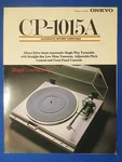 Onkyo CP-1015A Turntable Sales Brochure Factory Original The Real Thing. Fixed Price $13.43.