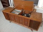 Vintage 1966 Zenith MN2608 Stereo Console Credenza Record Player. Fixed Price $750.00.