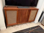 Vintage Curtis Mathes Console Stereo Am/fm Radio Record Player Cabinet. Fixed Price $2250.00.