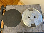 Mitsubishi DP-6 Turntable Platter & Plater Mat Only. Fixed Price $19.00.