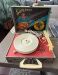 1978 Dc Comics Superman Record Player Portable Suitcase Vtg Kid's Turntable Toy. Fixed Price $295.00.