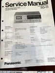 Panasonic SG-15 SG15 Tape Deck Service Manual From The Usa *original** 3904 4967. Fixed Price $14.99.